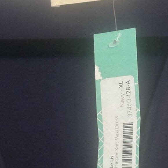 Le Lis Navy and White Maxi Dress -Brand New with Tag - XL - Picture 3 of 5